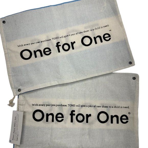 Toms Shoes Canvas Dust Bags - Picture 3 of 5